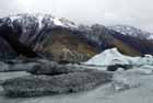 Meuller Glacier, Mount Cook, New Zealand.